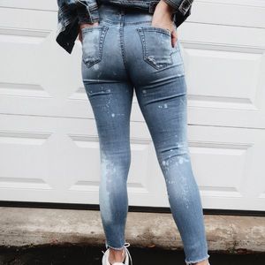 bleached pacsun denim jeans